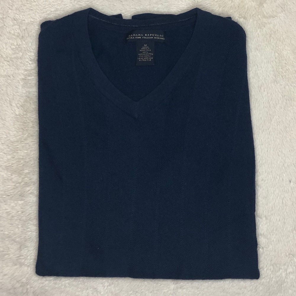Banana Republic Extra Fine Merino Wool Sz M
